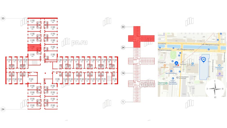 Апартаменты в ЖК Апарт-отель Well , студия, 26.93 м², 9 этаж